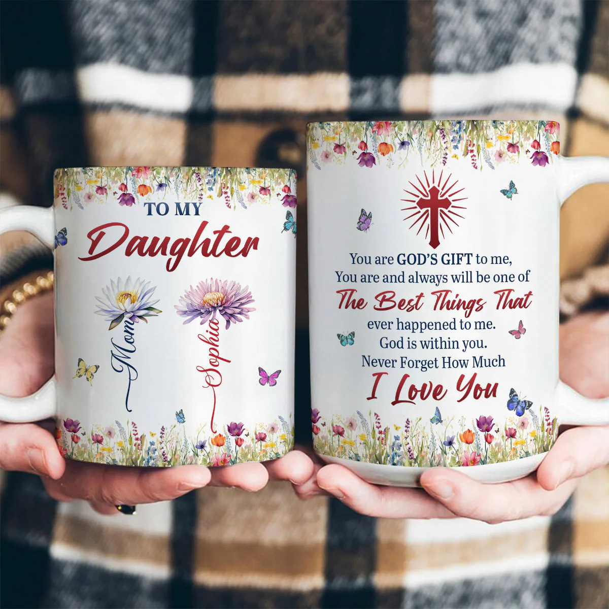 To My Daughter - Personalized Mug - Christian Gift For Daughter BA01 - Image 3