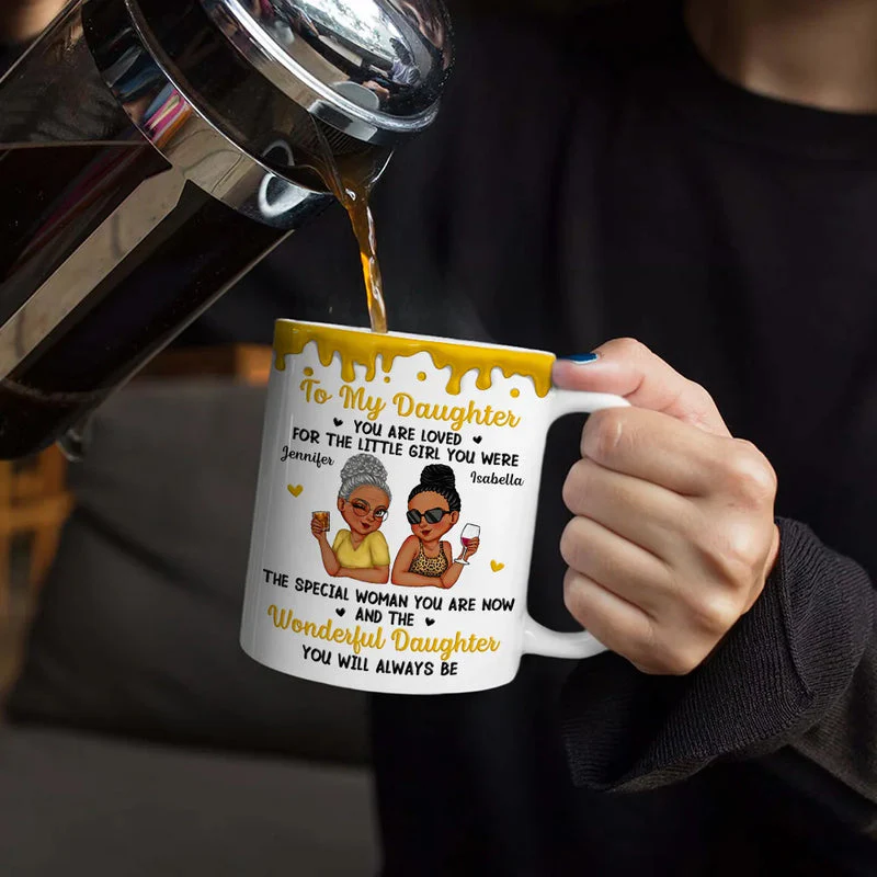 To My Daughter To My Son You Will Always Be - Personalized Mug - Gift For Mom, Mother's Day | CLGOD04 HN02 - Image 2