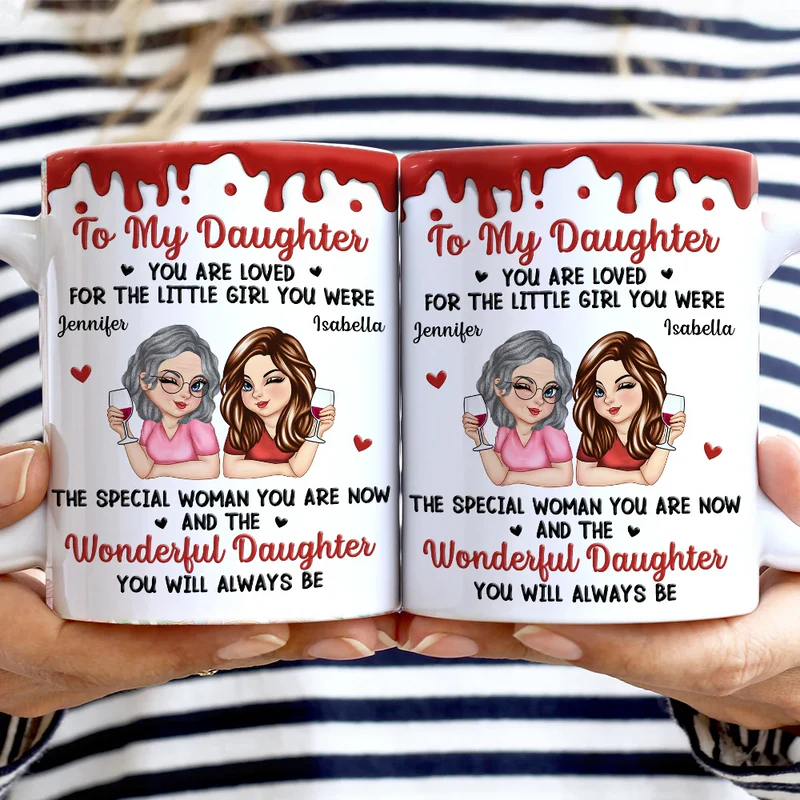 To My Daughter To My Son You Will Always Be - Personalized Mug - Gift For Mom, Mother's Day | CLGOD04 HN02 - Image 3