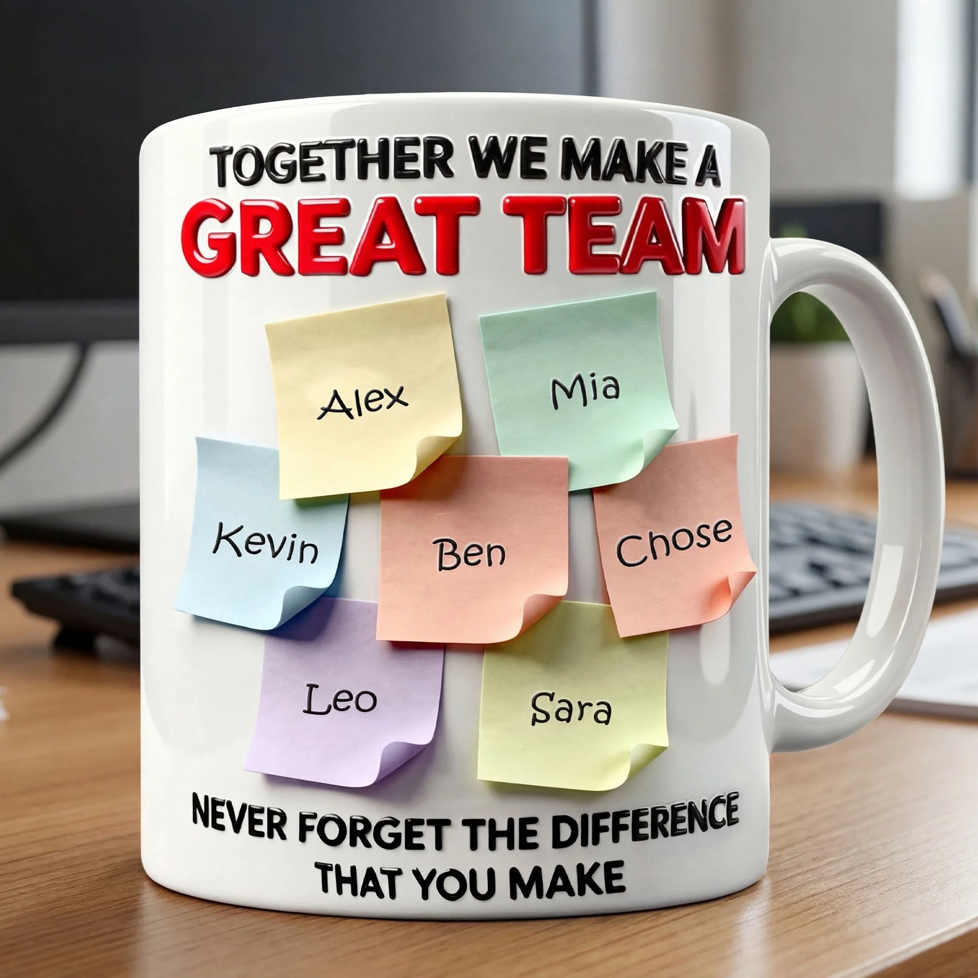 Together We Make A Great Team - Personalized Mug - Gift For Coworkers NL122