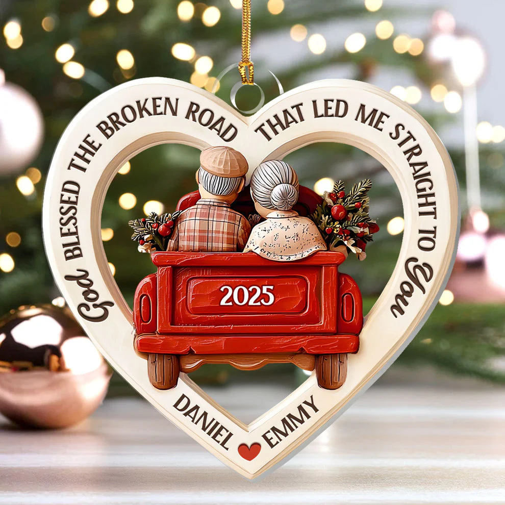 Together We Were Led - Personalized Acrylic Ornament - Gift For Family HL128 - Image 4