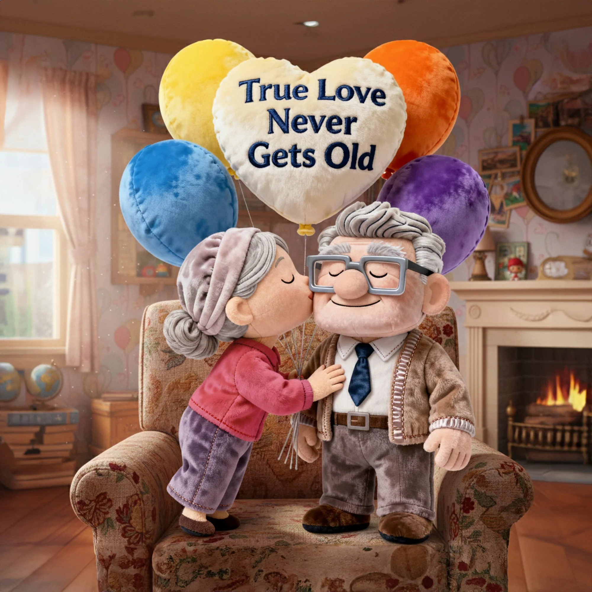 True Love Never Gets Old - Personalized Custom Shape Pillow - Gift For Couples NL122 - Image 4