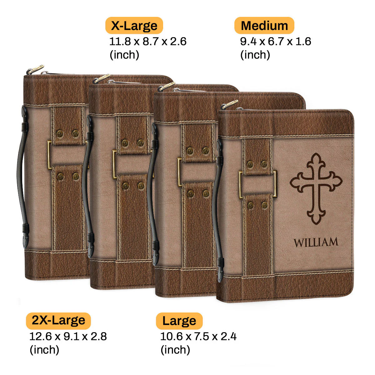 Trust In The Lord With All Your Heart - Awesome Personalized Bible Covers - AT4082461 - Image 3