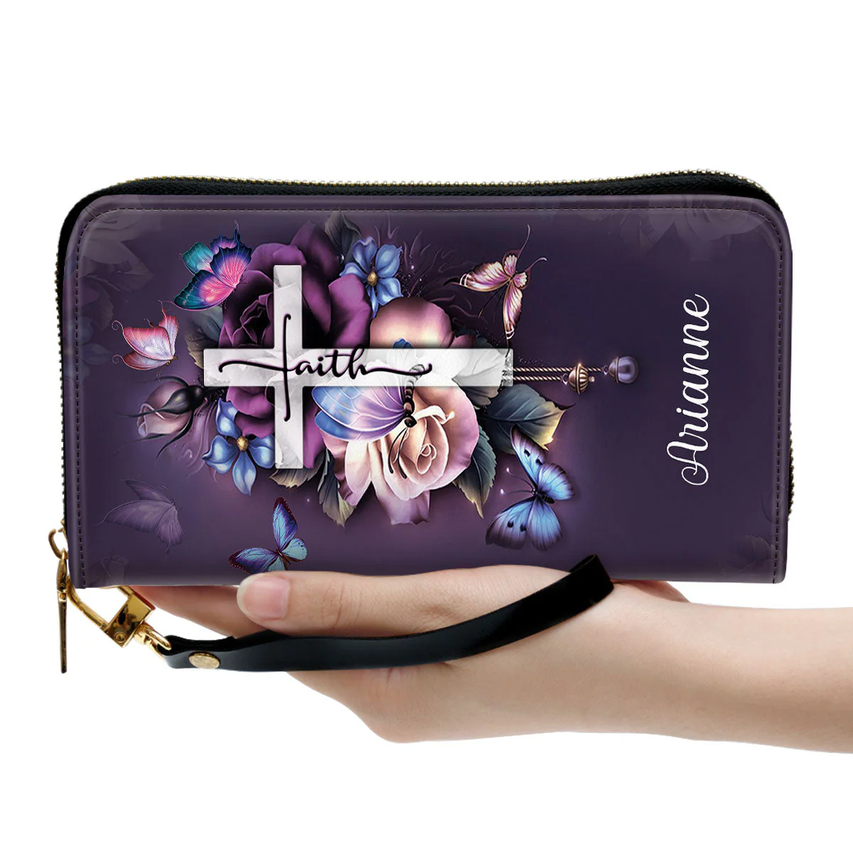 Trust In The Lord With All Your Heart - Thoughtful Gift For Christians - Personalized Leather Bag Free Wallet Deal AT4080724 - Image 5