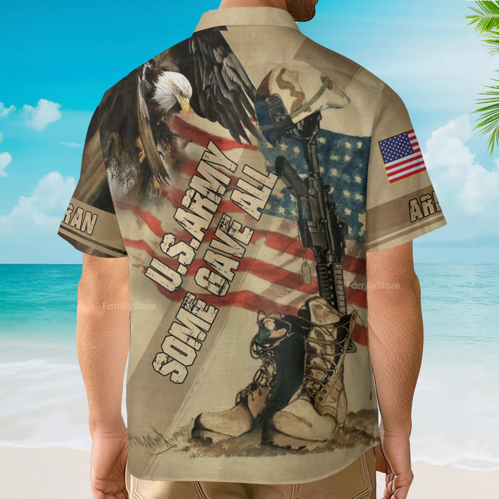 U.S.Army All Gave Some Hawaiian Shirt - Image 3