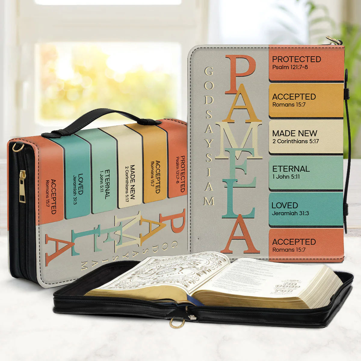 Uncover The Sacred Meaning Of Your Name - Personalized Bible Cover | YMQ Retro