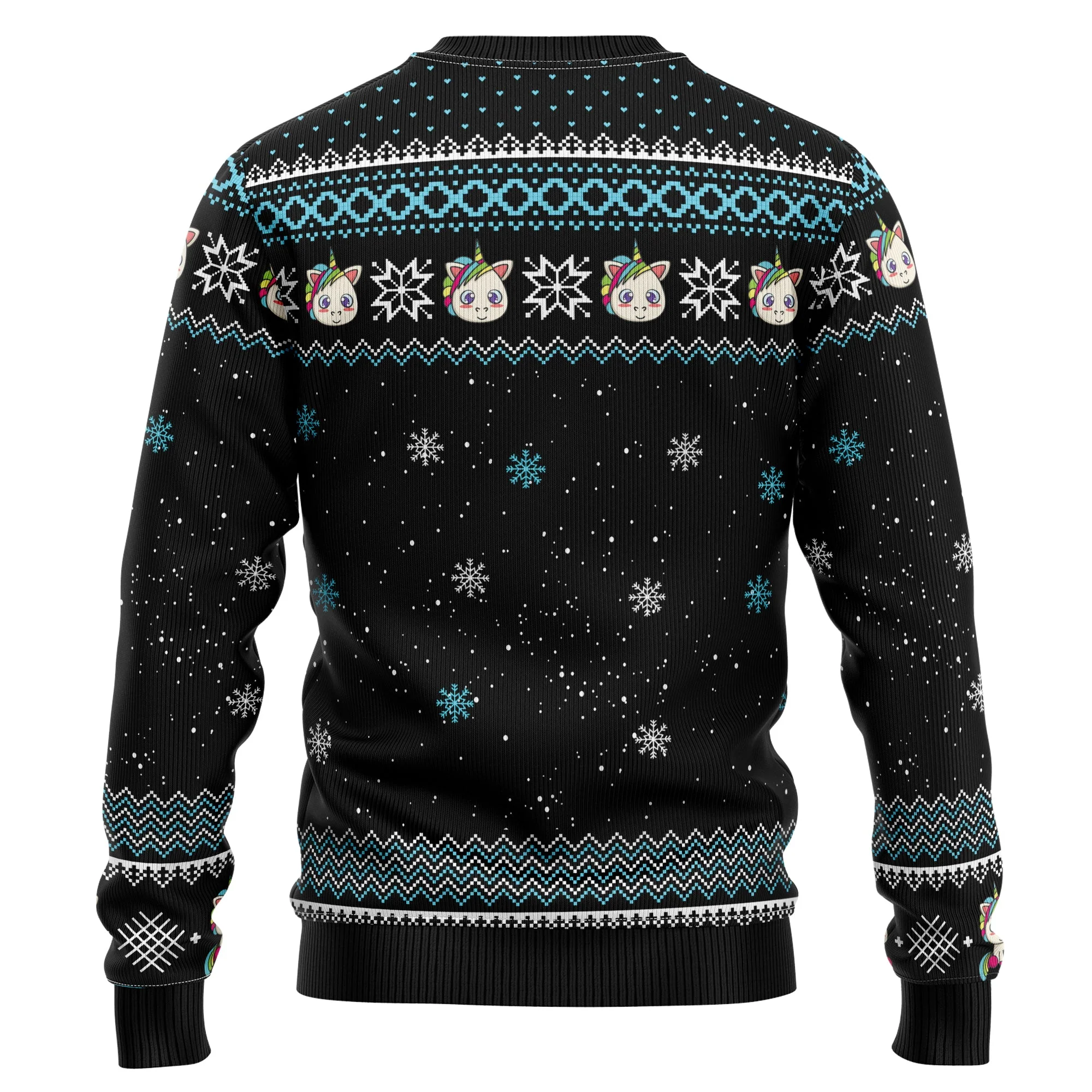 Unicorn Pew Pew Ugly Christmas Sweater For Men And Women - Image 2