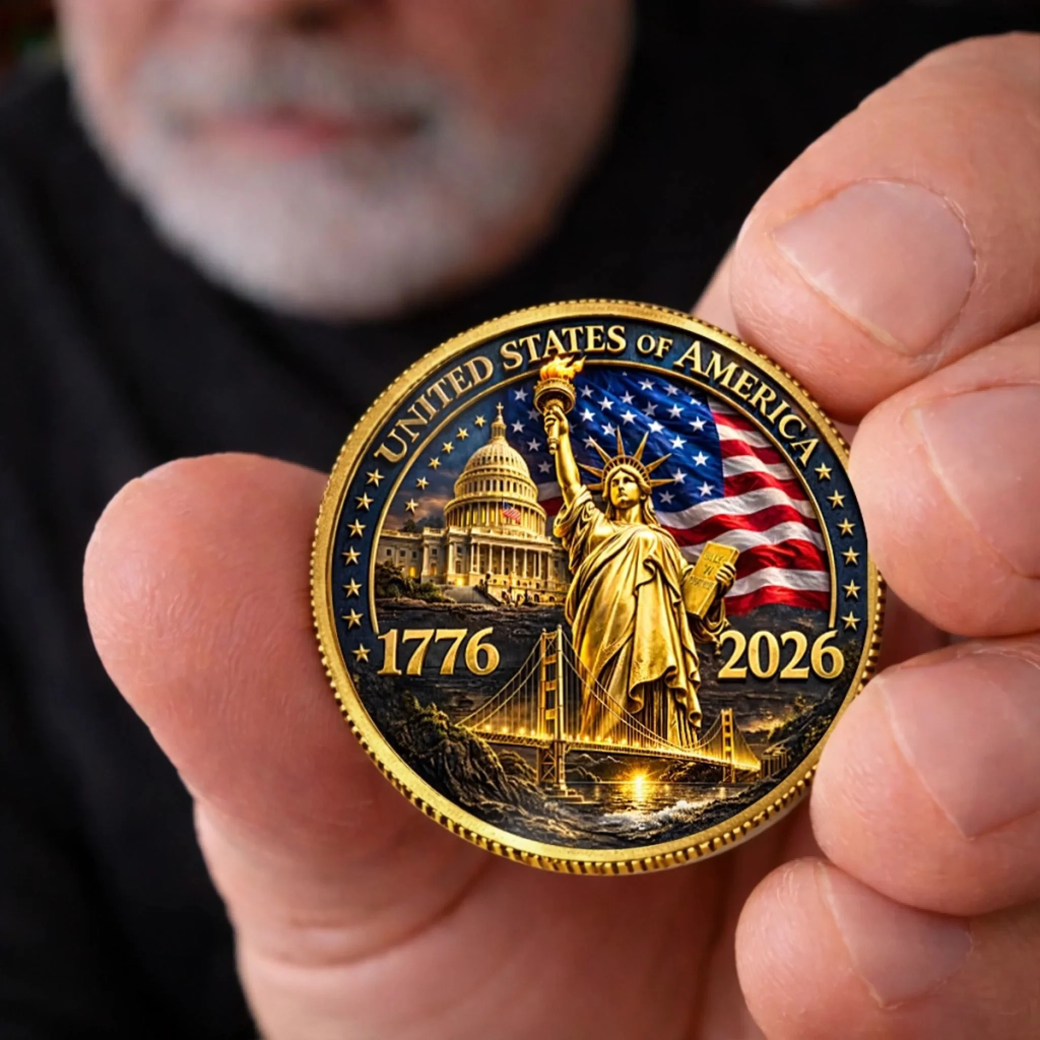 United States Of America 1776 - 2026 - Commemorative Coin - Gift For Patriotic | HN02 - Image 5