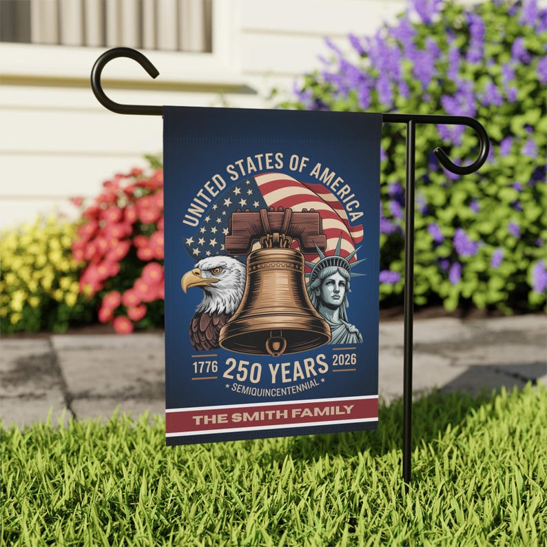 United States of America 250 Years Semiquincentennial Flag - Gift For Patriotic, Veterans | HN02