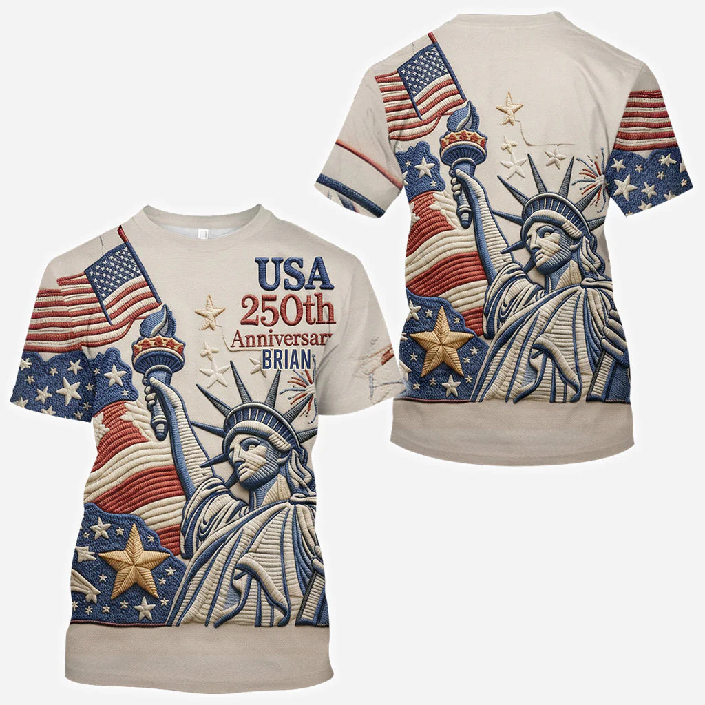 US 250th Anniversary - Personalized All Over Shirt - Gift For Patriots - Image 5