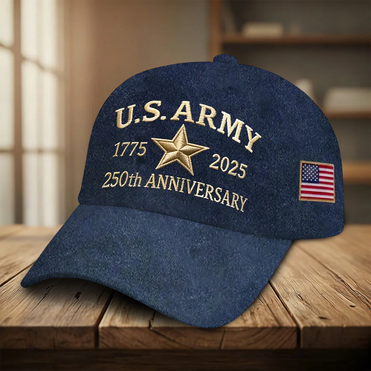 U.S. Army 250th Anniversary - Embroidered Cap - Gift For Patriotic, Veteran | HN02 - Image 2