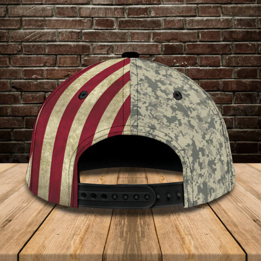 U.S. Army Style - Personalized Classic Cap - Patriotic Gift For Veterans | HN02 - Image 4