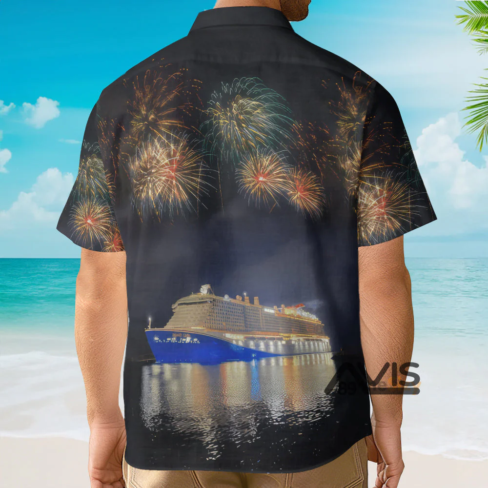 Us Cruise Mardi Gras 4Th Of July - Hawaiian Shirt - Image 4