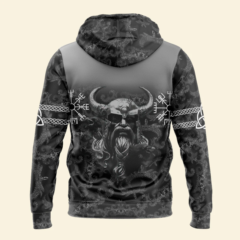 Viking Hammer Of Thor - Hoodie - Image 4