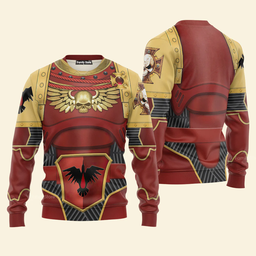 Warhammer Captain Gabriel Angelos - Costume Cosplay Hoodie Sweatshirt Sweatpants - Image 12