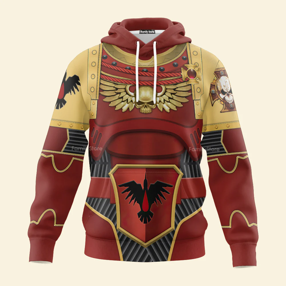 Warhammer Captain Gabriel Angelos - Costume Cosplay Hoodie Sweatshirt Sweatpants - Image 2
