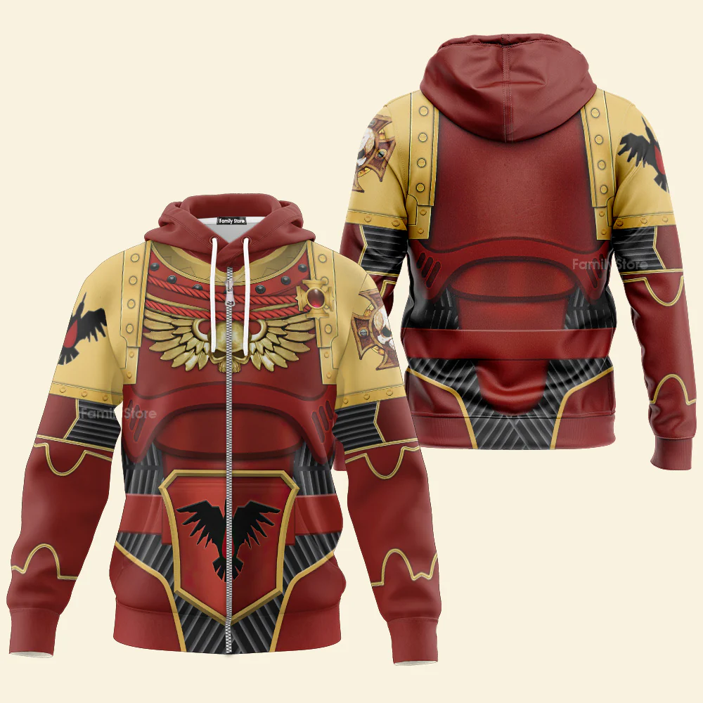 Warhammer Captain Gabriel Angelos - Costume Cosplay Hoodie Sweatshirt Sweatpants - Image 4