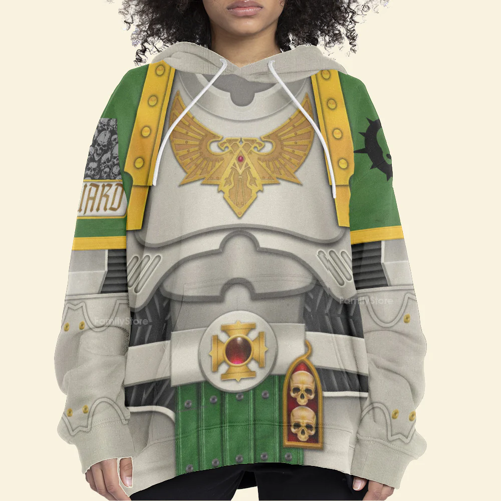 Warhammer Death Guard Captain - Costume Cosplay Hoodie Sweatshirt Sweatpants CSWRH121 - Image 6