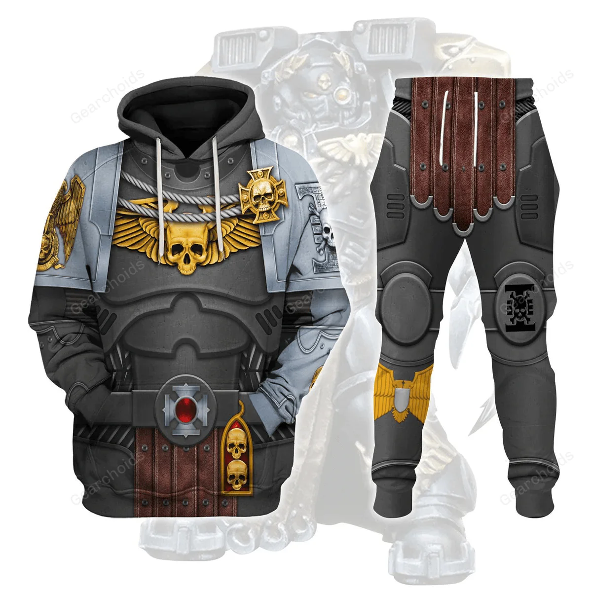 Warhammer Deathwatch Captain - Costume Cosplay Hoodie Sweatshirt Sweatpants CSWRH156