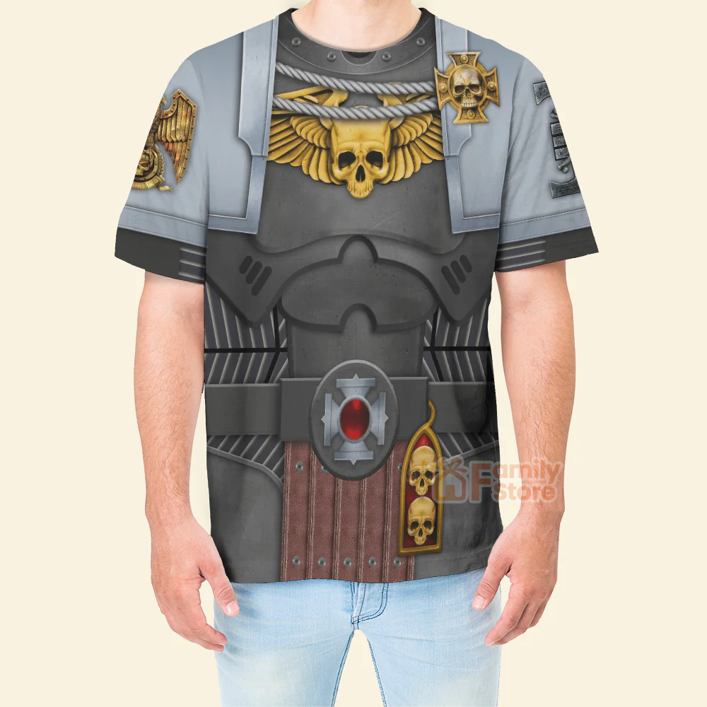 Warhammer Deathwatch Captain - Costume Cosplay Hoodie Sweatshirt Sweatpants CSWRH156 - Image 14