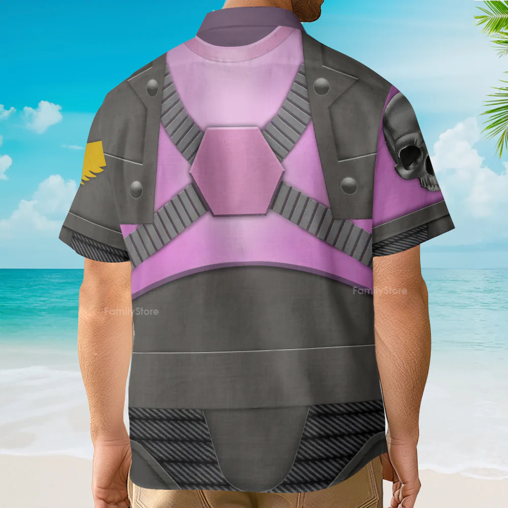 Warhammer Emperor's Children Chaos Space Marines - Costume Cosplay Hawaiian Shirt CSWRH119 - Image 3