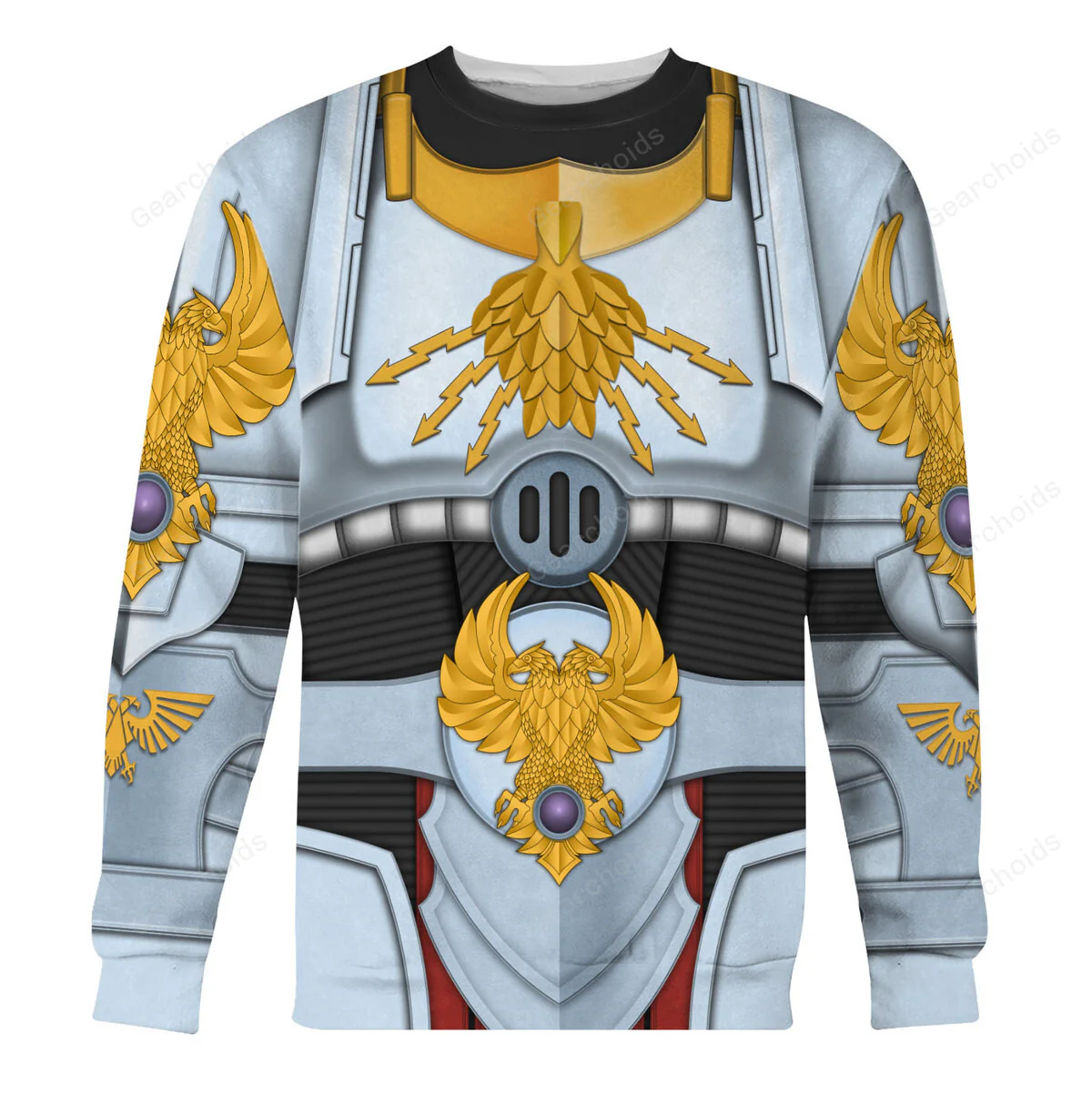 General Trajann Valoris Adeptus Custodes - Costume Cosplay Hoodie Sweatshirt Sweatpants - Image 7