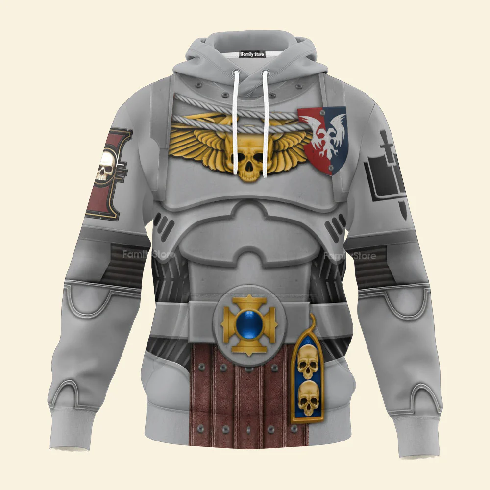 Warhammer Grey Knights Captain - Costume Cosplay Hoodie Sweatshirt Sweatpants CSWRH158 - Image 2