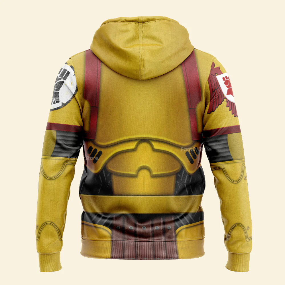 Warhammer Imperial Fists Captain - Costume Cosplay Hoodie Sweatshirt Sweatpants CSWRH164 - Image 5
