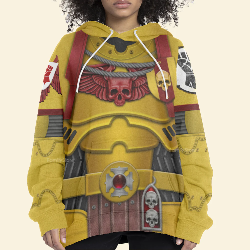 Warhammer Imperial Fists Captain - Costume Cosplay Hoodie Sweatshirt Sweatpants CSWRH164 - Image 6