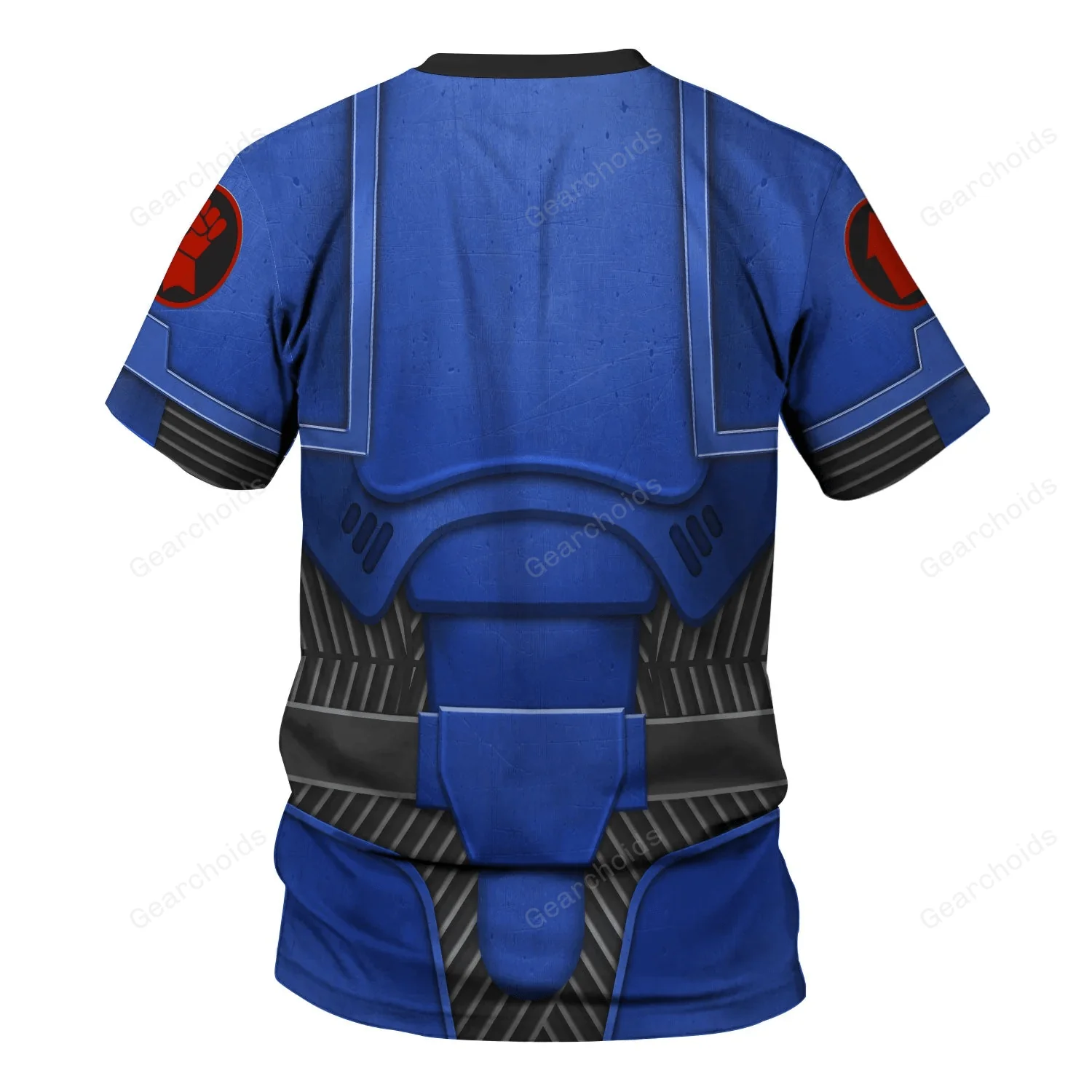 Warhammer Space Marines Crimson Fists - Costume Cosplay T-shirt CSWRH029 - Image 2