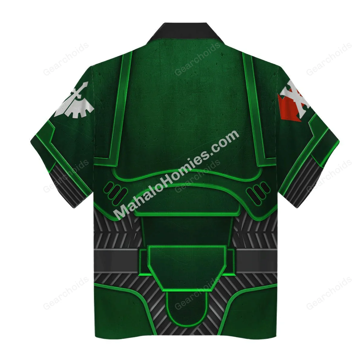 Warhammer Space Marines Dark Angels - Costume Cosplay Hawaiian Shirt CSWRH037 - Image 2