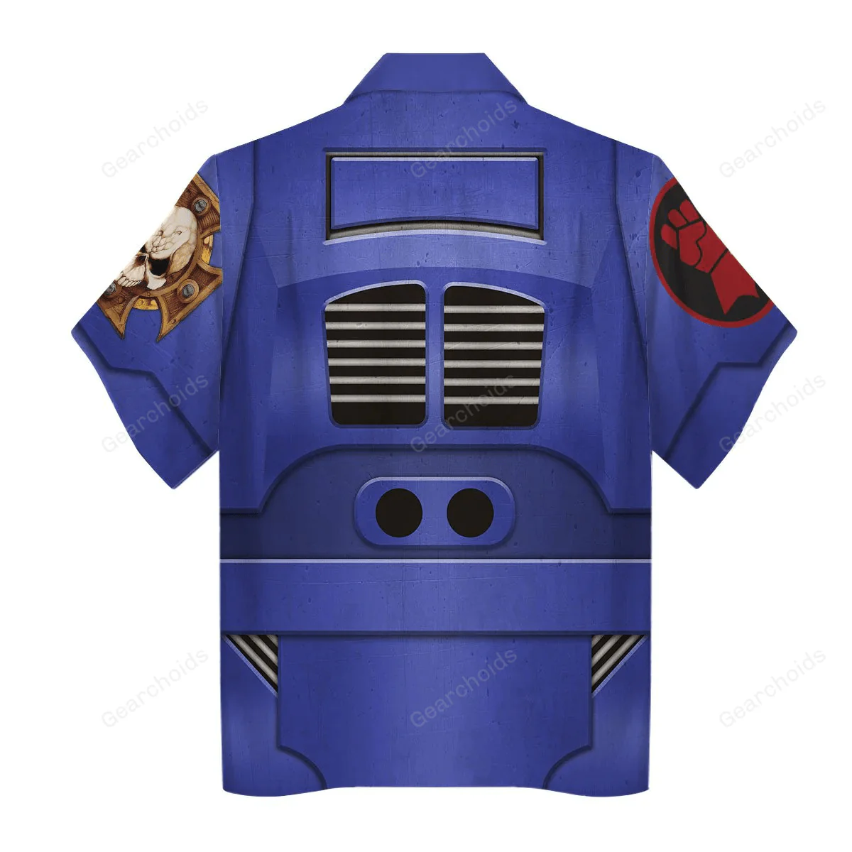 Warhammer Terminator Armor Crimson Fists - Costume Cosplay Hawaiian Shirt CSWRH139 - Image 2