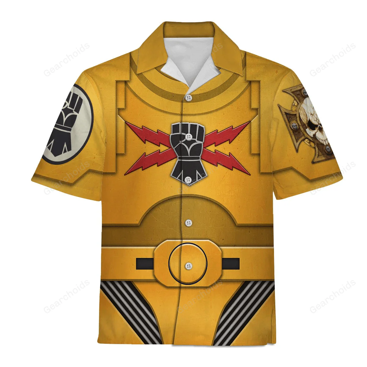 Warhammer Terminator Armor Imperial Fists - Costume Cosplay Hawaiian Shirt CSWRH140