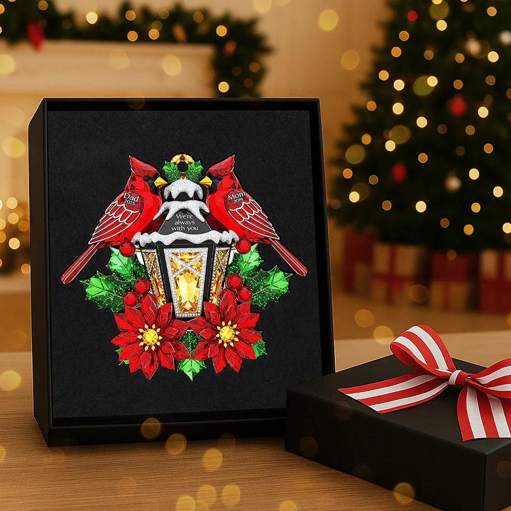 We Are Always With You - Personalized Acrylic Ornament - Christmas Gift For Family, Memorial Human HH01 - Image 3