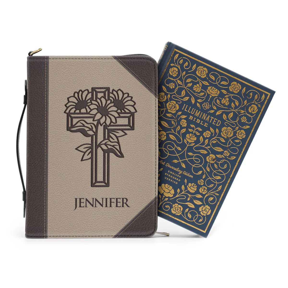 We Love Because He First Loved Us - Unique Personalized Bible Covers - AT4082470 - Image 3