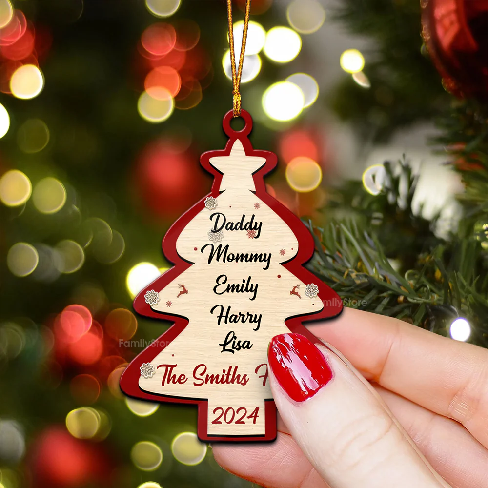 We Make The Season Truly Special - Gift For Family - Personalized Wood Ornament - NA94 - Image 4