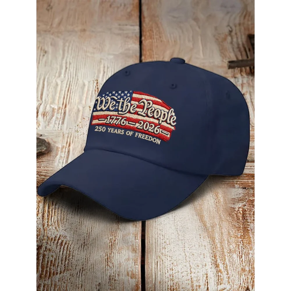 We The People 1976-2026 250 Years Of Freedom - Embroidered Cap - Gift For Patriotic | HN02 - Image 3