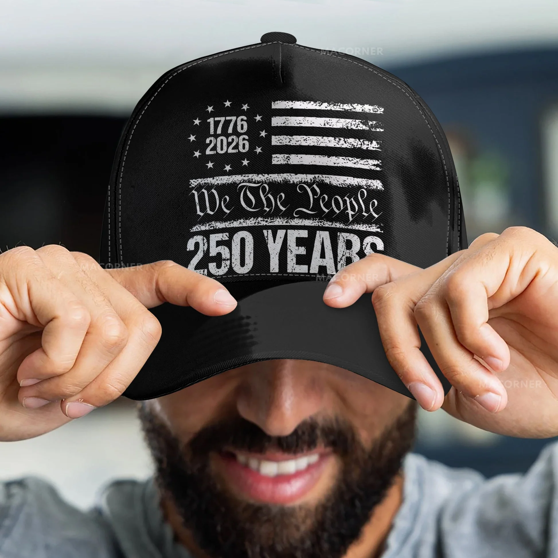 We The People 250 Years - Personalized Classic Cap - Gift For Patriotic, Veteran | HN02 - Image 3