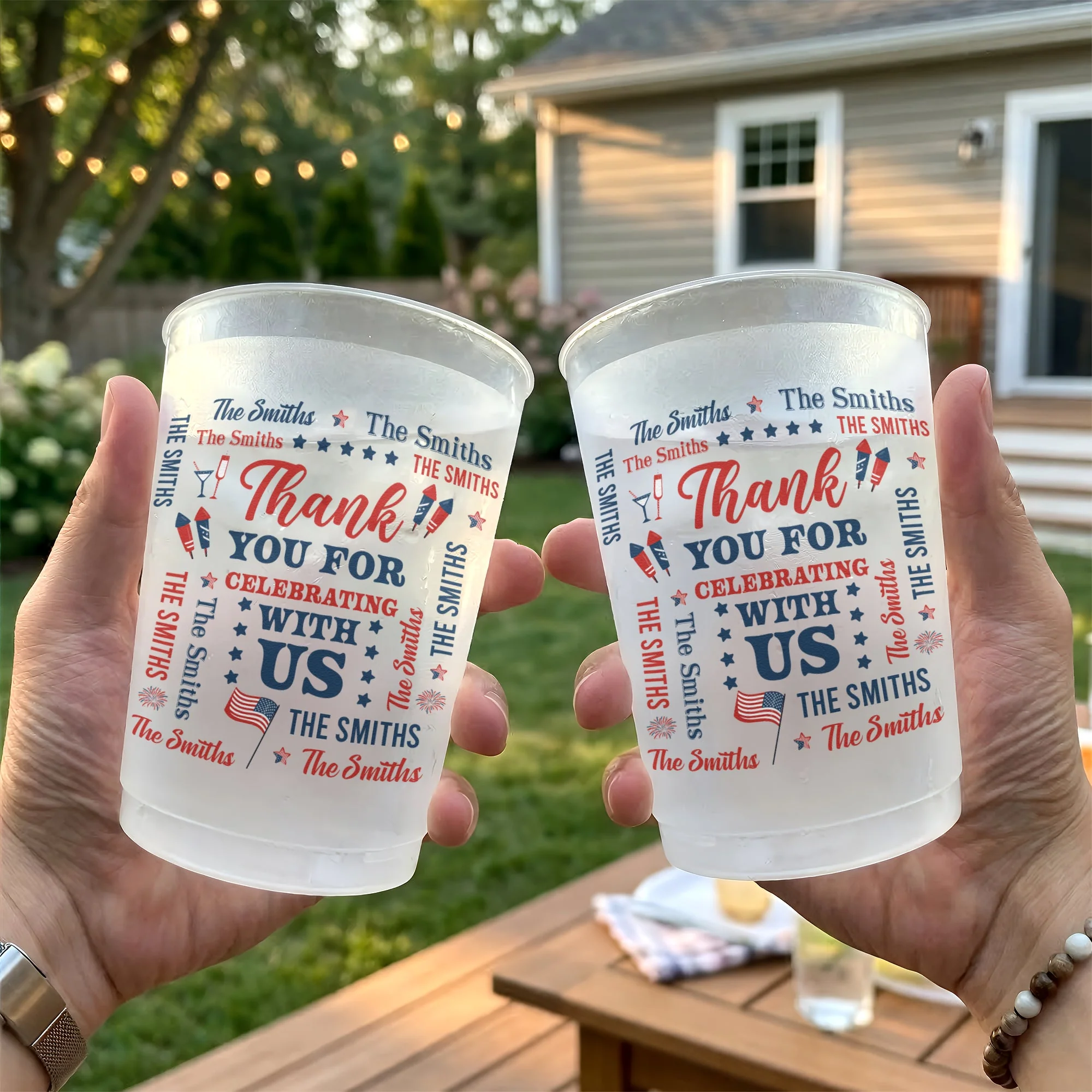 We The People Like To Party 250 Years Of America Freedom - Personalized Cups - Gifts For Patriotic Family - Image 4