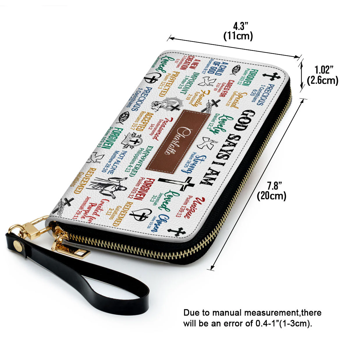 What God Says About You - Unique Personalized Leather Long Wallets - AT4080939 - Image 6