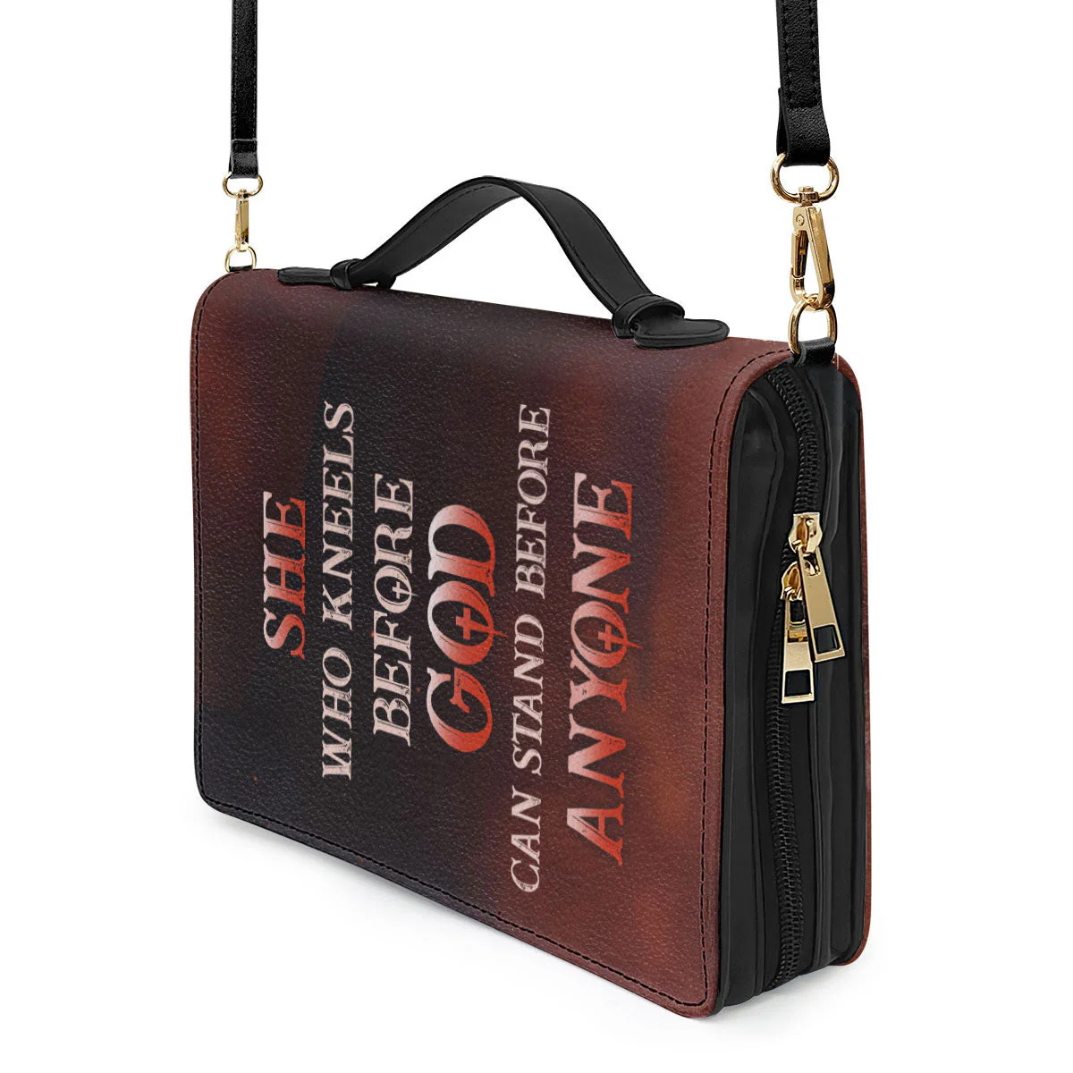 Who Kneels Before God Can Stand Before Anyone - Scripture Gifts For Women Of God - Personalized Bible Covers - AT4081428 - Image 5
