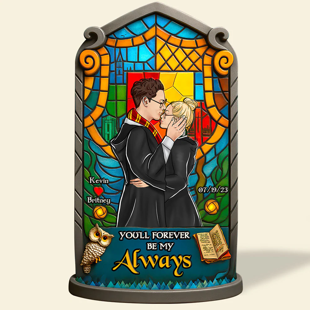 Wizard Couple - Personalized Acrylic Plaque - Gifts For Couple | CL20 - Image 3