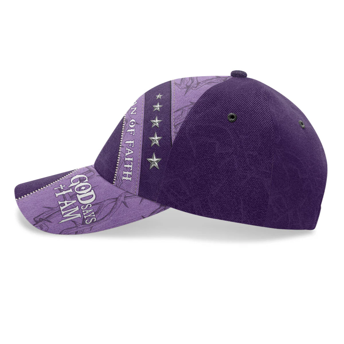 Woman Of Faith - Personalized Classic Cap - Christian Gift For Mom, Grandma BA01 - Image 3