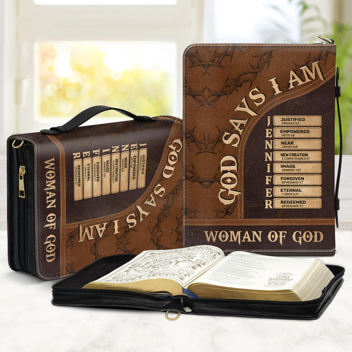 Woman Of God - Personalized Bible Cover | CLGOD06