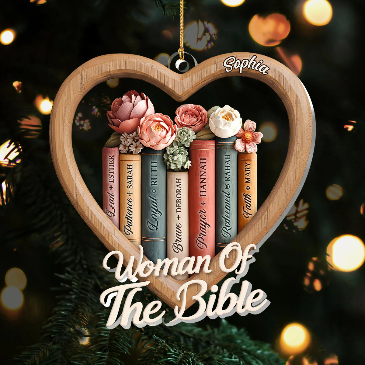 Woman Of The Bible Personalized 1-Layer Acrylic Ornament HL128