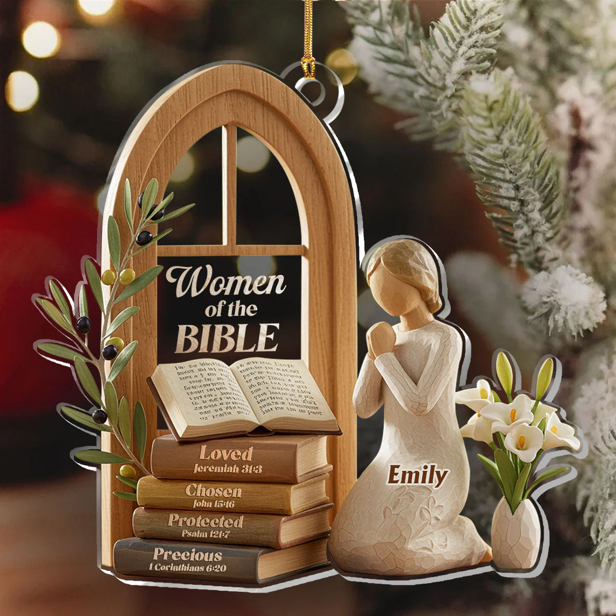 Women Of The Bible - Personalized 1-Layer Acrylic Ornament HL128 - Image 6