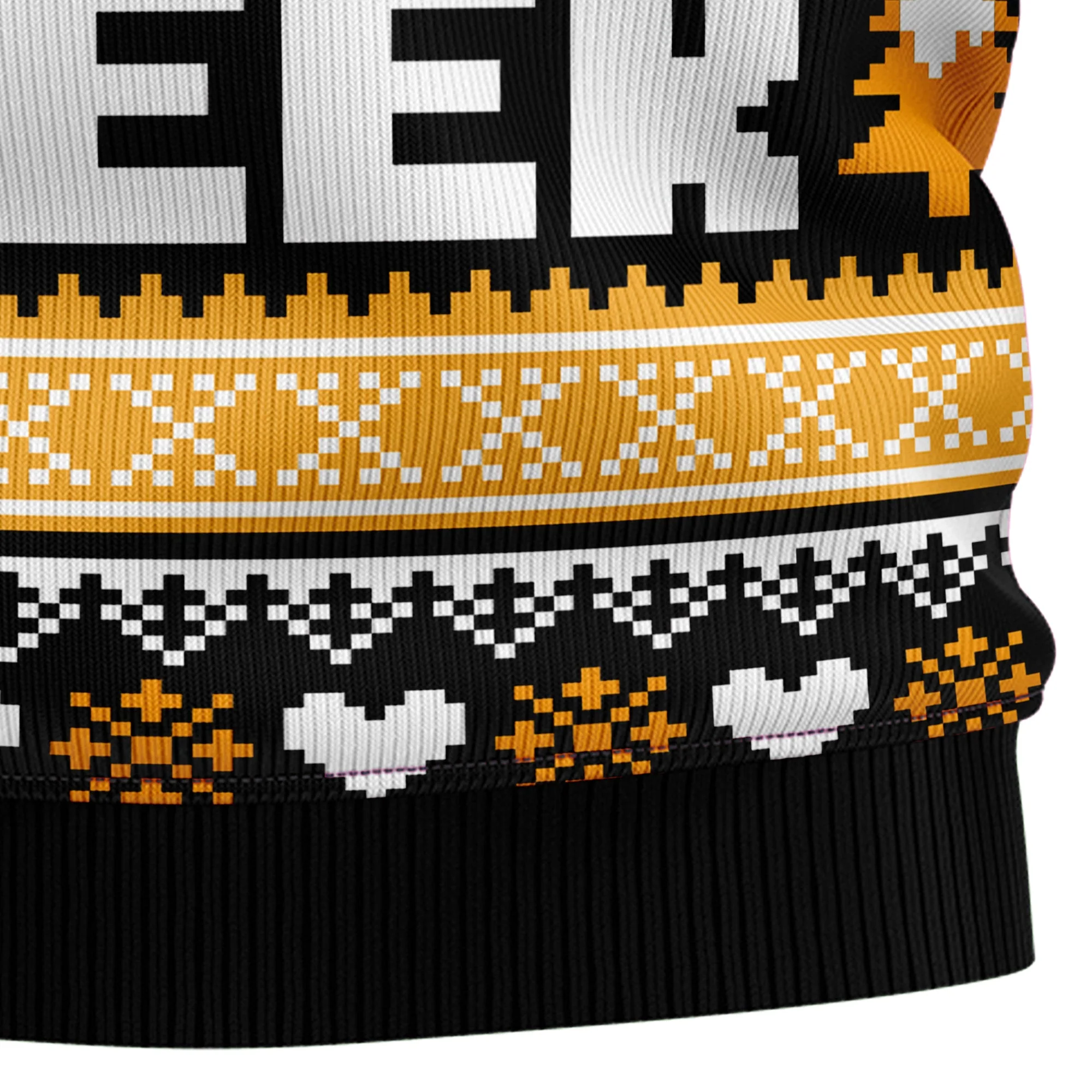 Wonderful Time For A Beer - Funny Ugly Christmas Sweater - Image 5