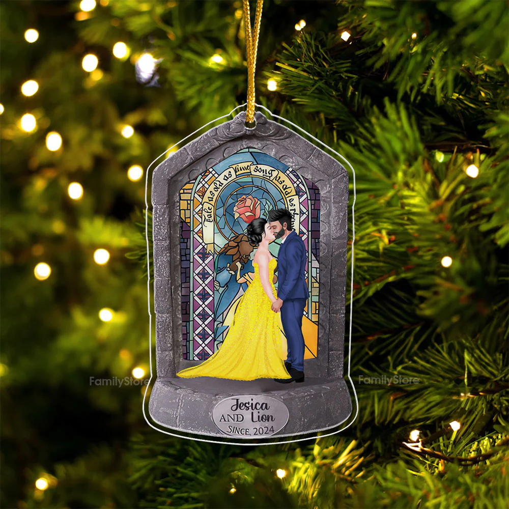 You And Me Since - Gift for Couples, Wedding - Personalized Acrylic Ornament - CL30 NH96 - Image 6
