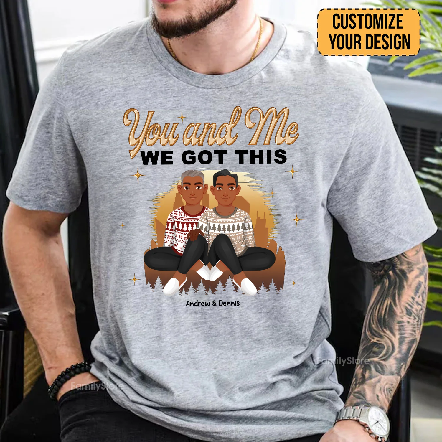 You And Me We  Got This Black African - Personalized Shirt - Gift For Couple, Husband Wife - GR1 NH96 - Image 2