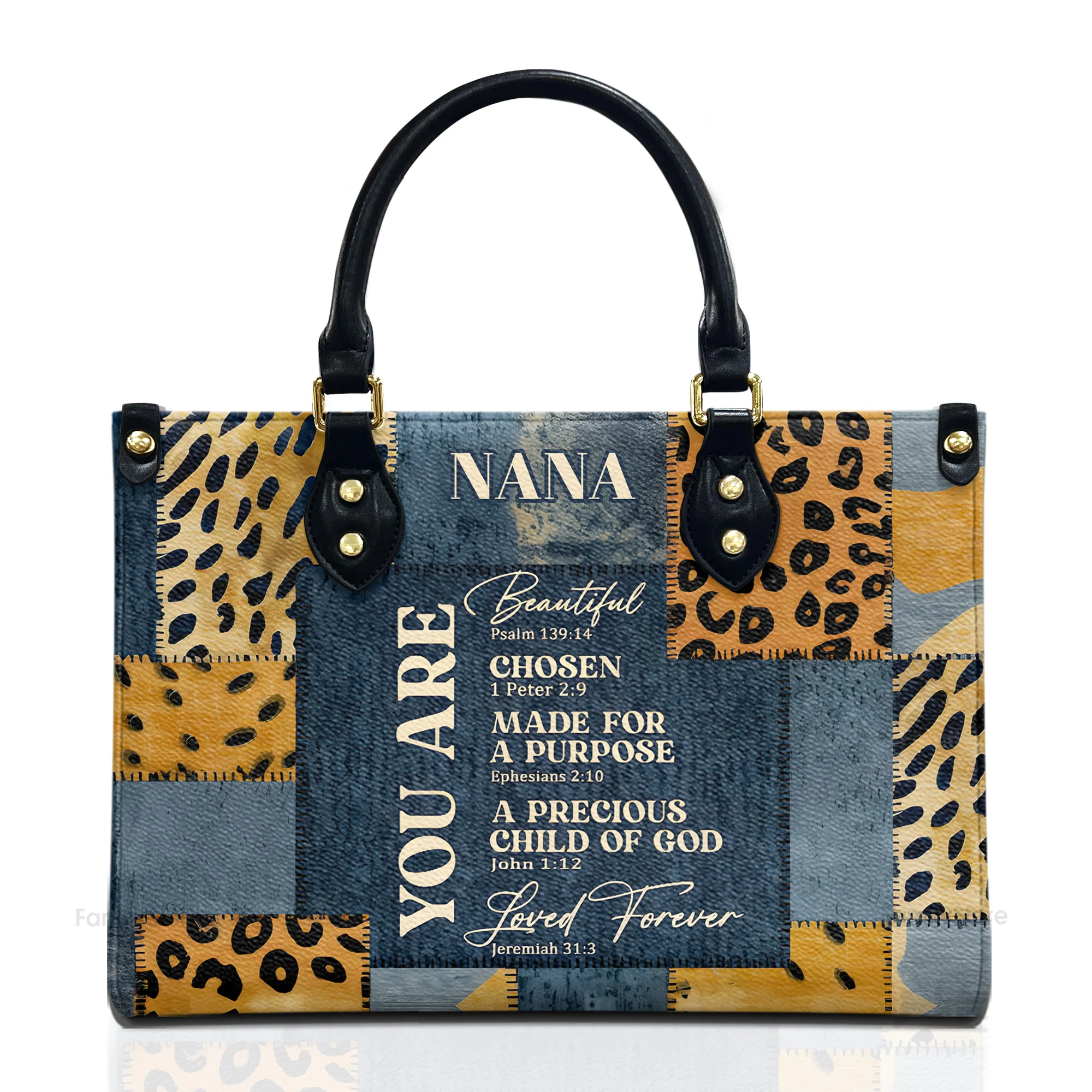You Are Made For A Purpose - Beautiful Personalized Leather Handbag - AT4081318